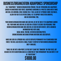 Business/Organization Aquaponics Sponsorship