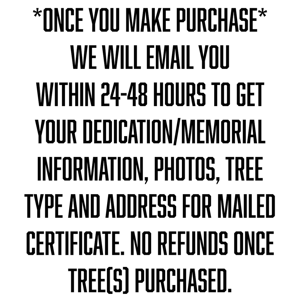 A Memorial Fruit or Nut Tree